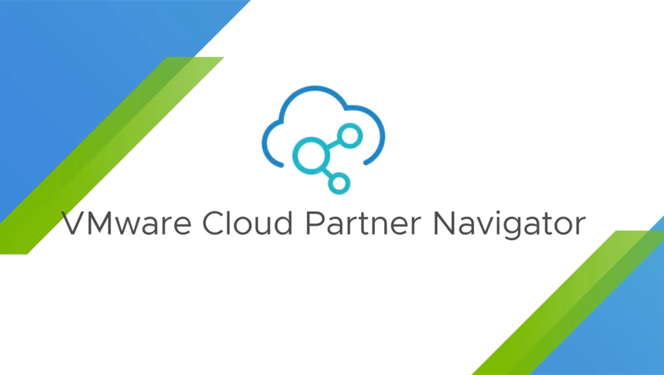 VMware Cloud Partner Navigator: Overview | VMworld 2020